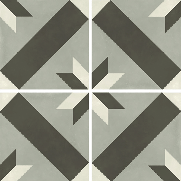 Πλακάκι Epoque Marmetta Flora Quarzo 20x20 cm